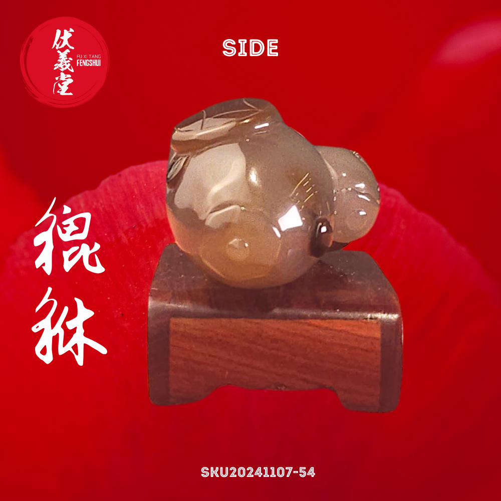Fu Xi Tang Exquisite Jade Statue: Pixiu