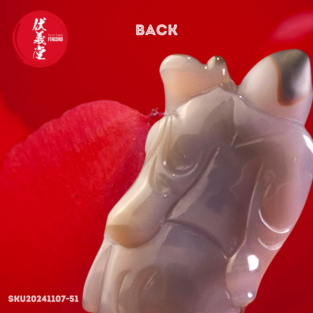 Fu Xi Tang Exquisite Jade Statue: God of Longevity