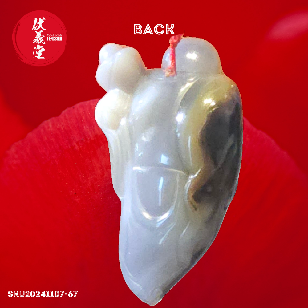 Fu Xi Tang Exquisite Jade Statue: Mi Le Tian Zun