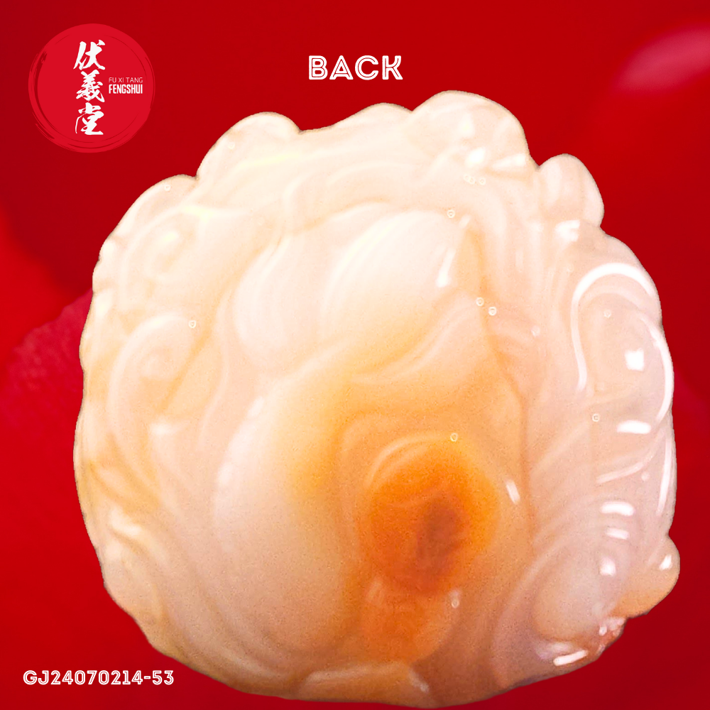 Fu Xi Tang Exquisite Jade Statue: Shenlong