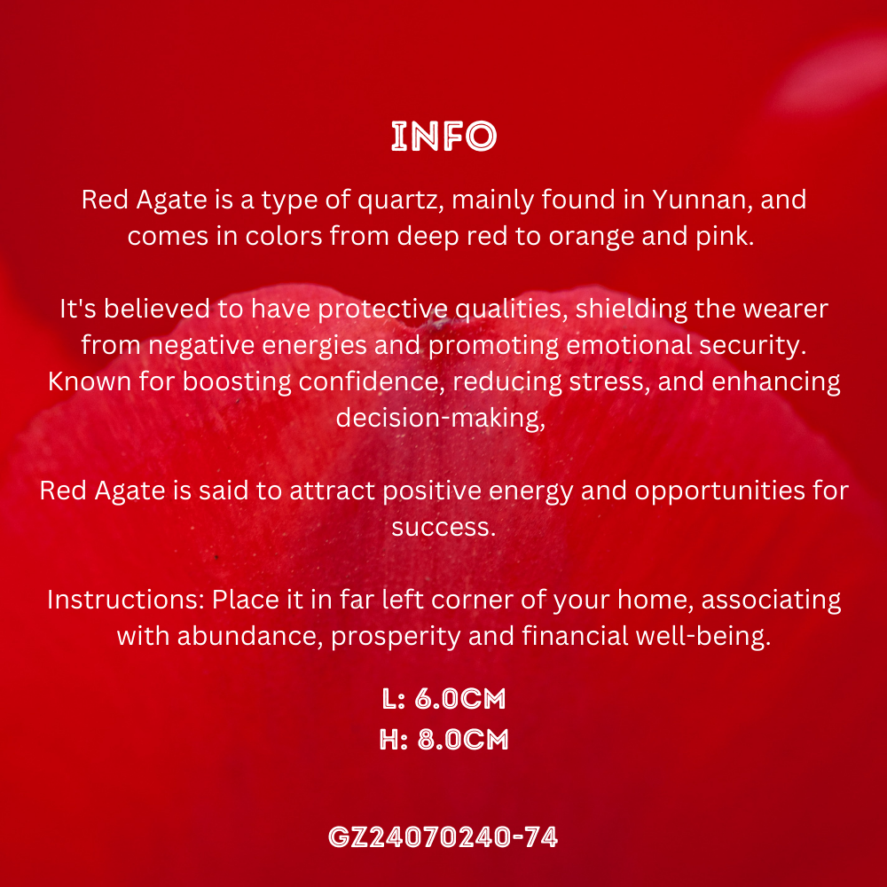 Fu Xi Tang Special Jade: South Red Agate