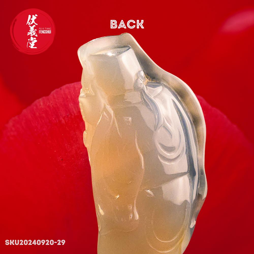 Fu Xi Tang Exquisite Jade Statue: God of Longevity
